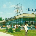 Krakowskie neony – 100 lat historii 6 Neony pawilonu Ludwik, Kraków os. Kazimierzowskie.